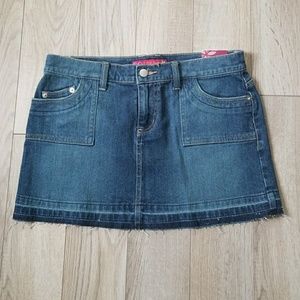 SO denim skirt